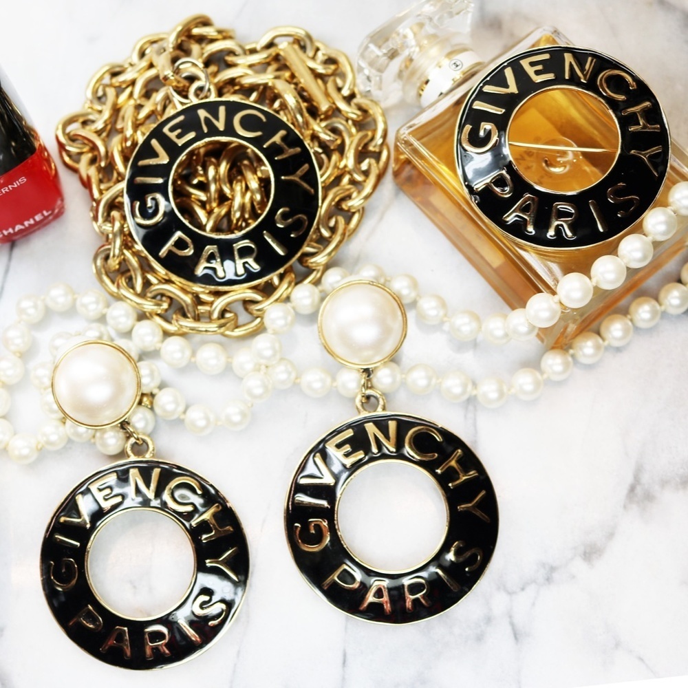 ⚜️ Givenchy Paris Brooch and Necklace Fine Jewelry Parure *Earrings Not Included - Picture 4 of 15